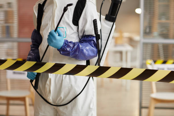 Professional Sewage Cleanup technician working in Fordyce, NE